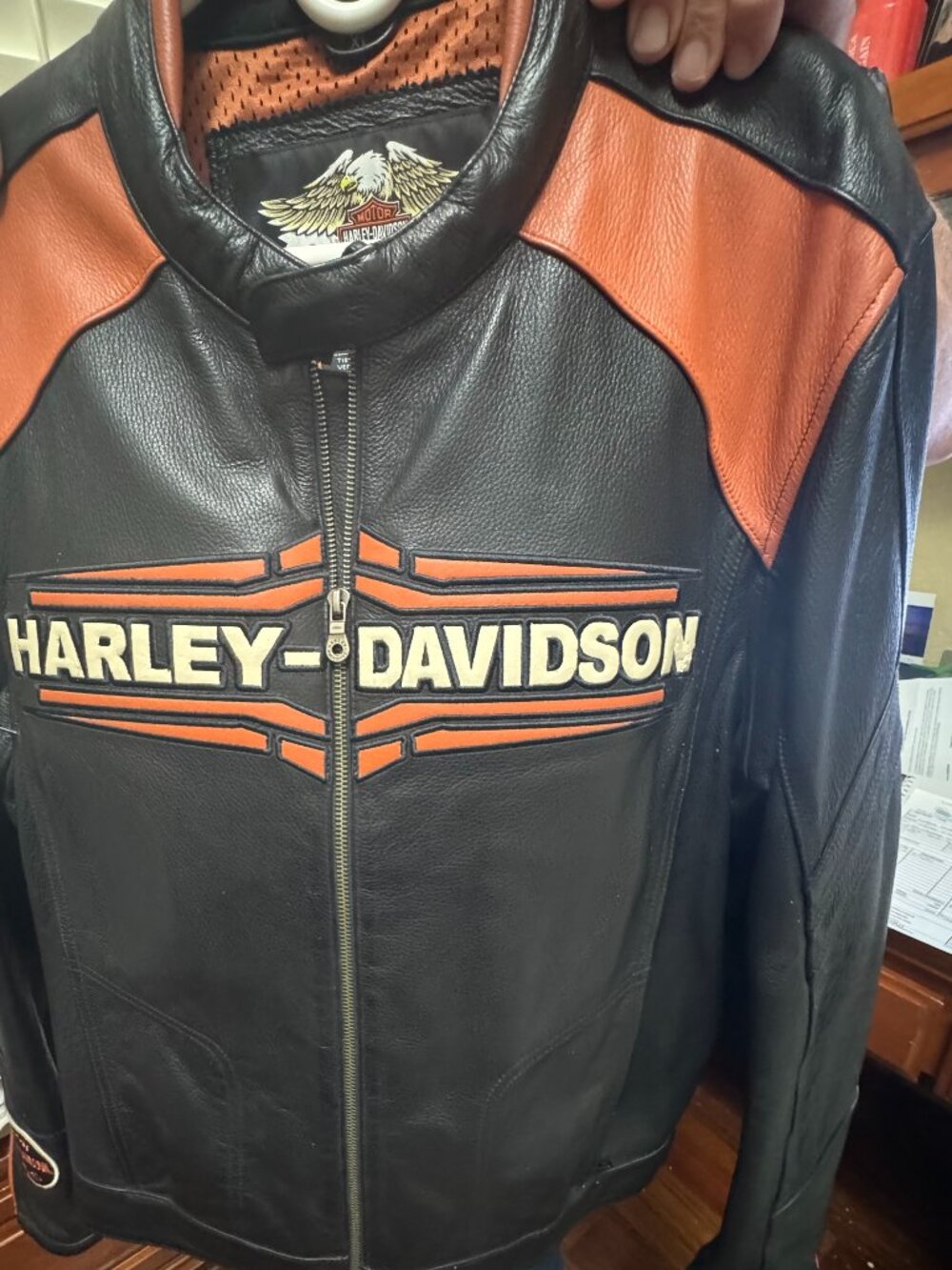 Leather Harley Davidson Mens jacket